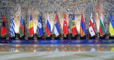 Karadeniz Ekonomik İşbirliği Örgütü (KEİ) Ülkeleri bayrakları