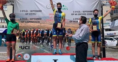Ukraynalı bisikletçiler Grand Prix Kapadokya etabından madalya ile döndü